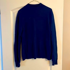 Navy blue cashmere sweater